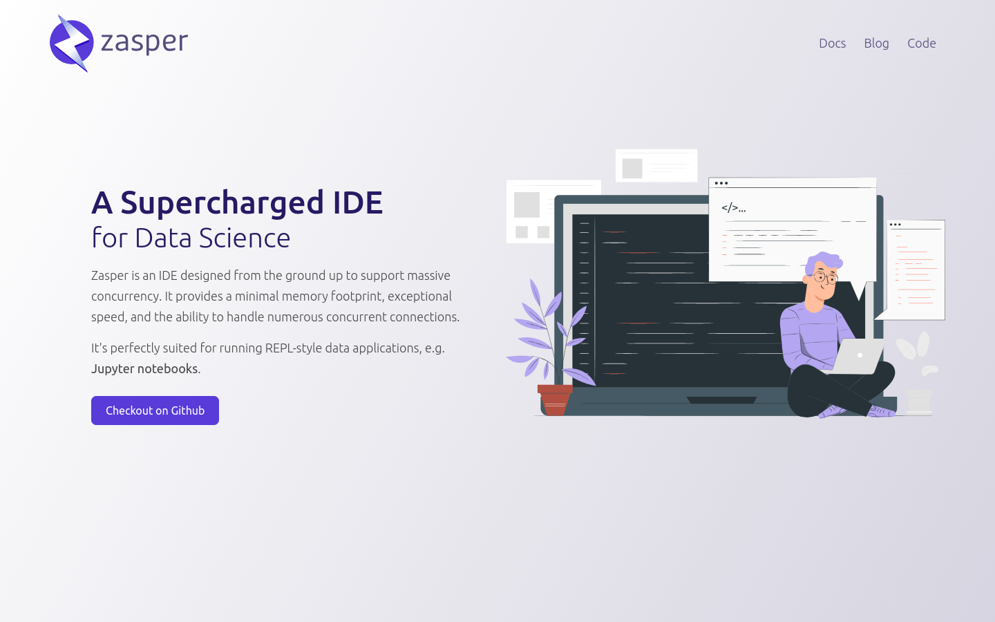 Zasper: IDE for Data Science with Concurrent Processing
