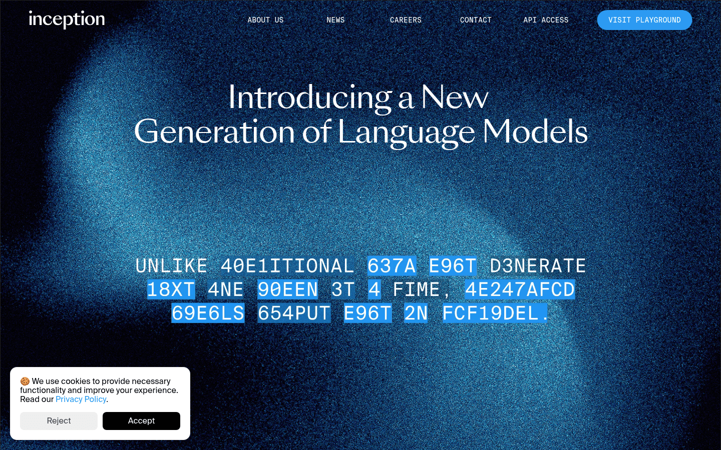 Inception Labs: Diffusion-Based Language Models