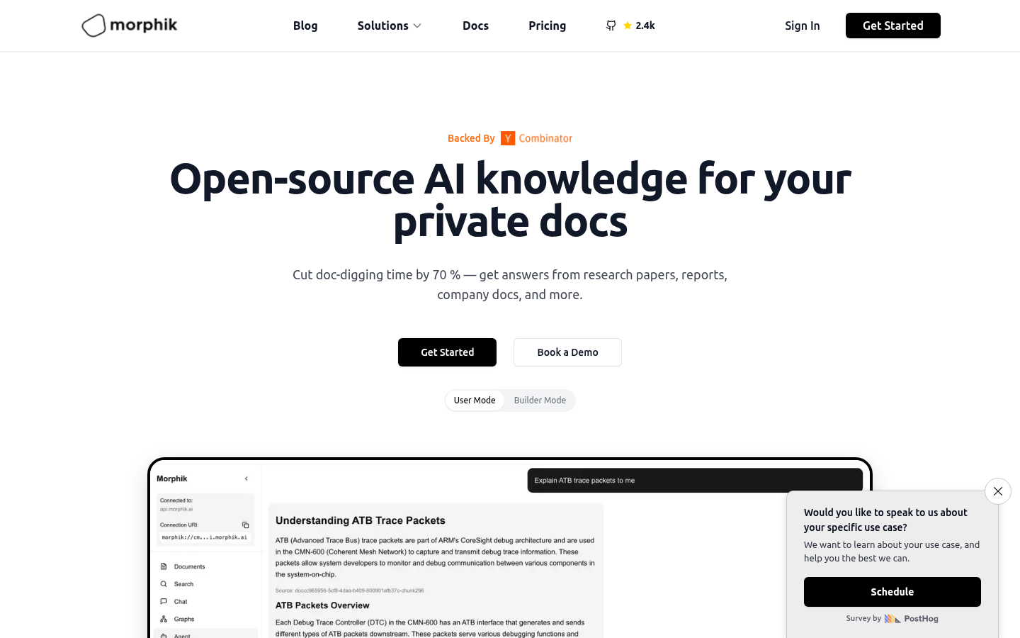 Morphik：AI驱动的文档搜索知识库