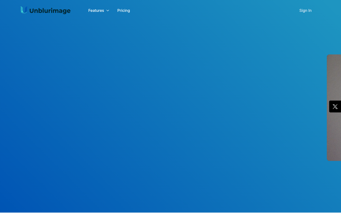 Unblurimage AI:在线图像增强工具