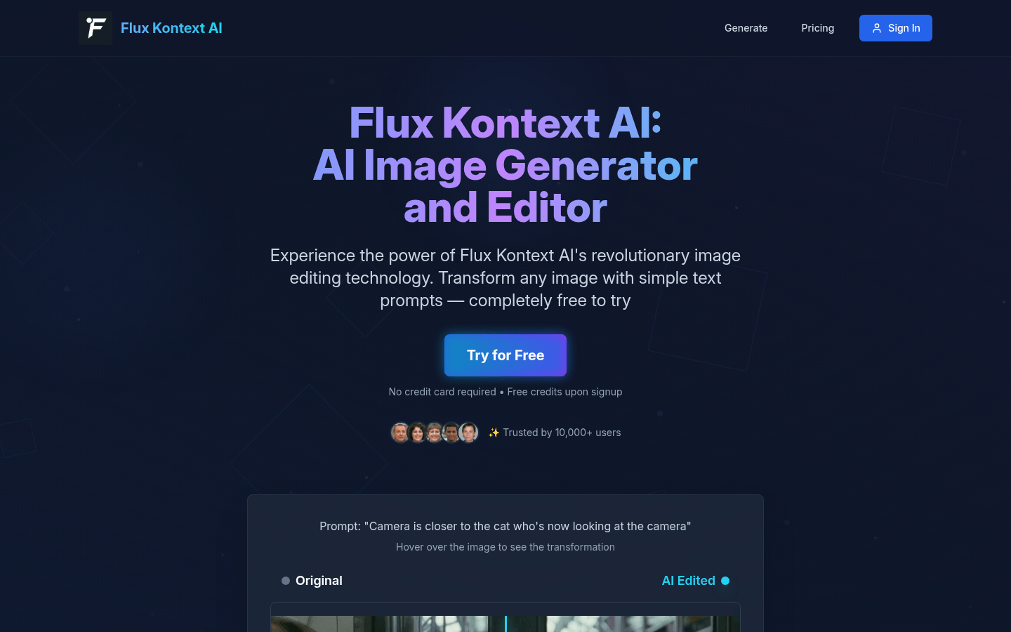 Flux Kontext AI: Advanced AI Image Editor