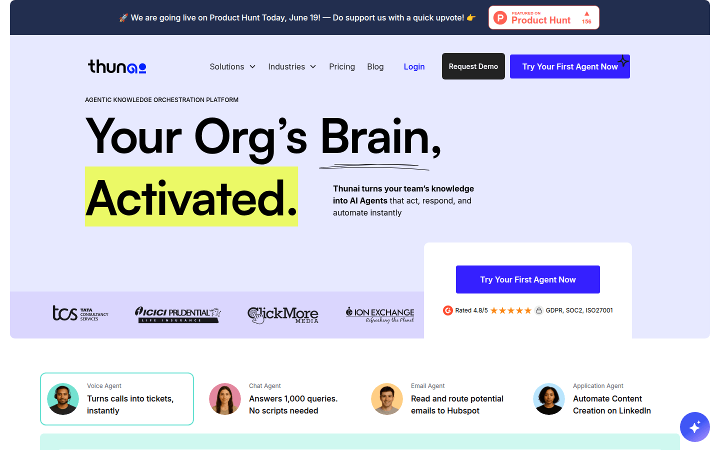 Thunai - AI-Powered Knowledge Coordination Platform