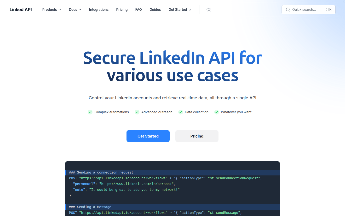 Linked API: Secure LinkedIn Automation & Data Retrieval