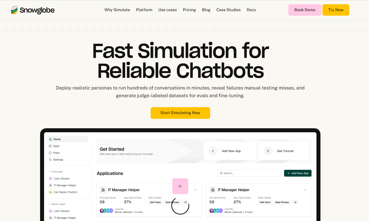Snowglobe - 面向LLM应用的人工智能测试工具