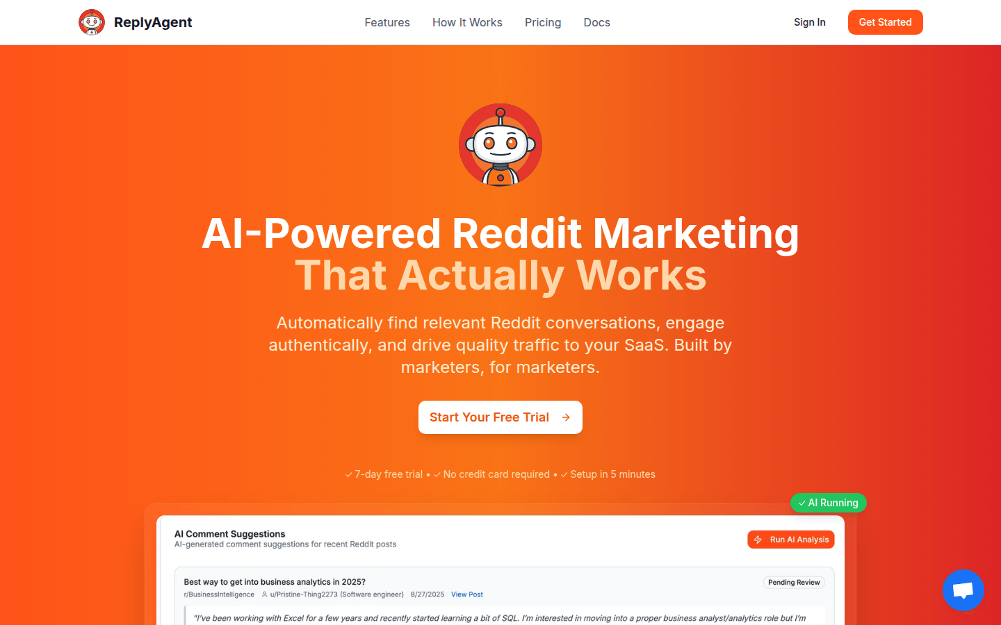 ReplyAgent：AI驱动的Reddit营销自动化工具