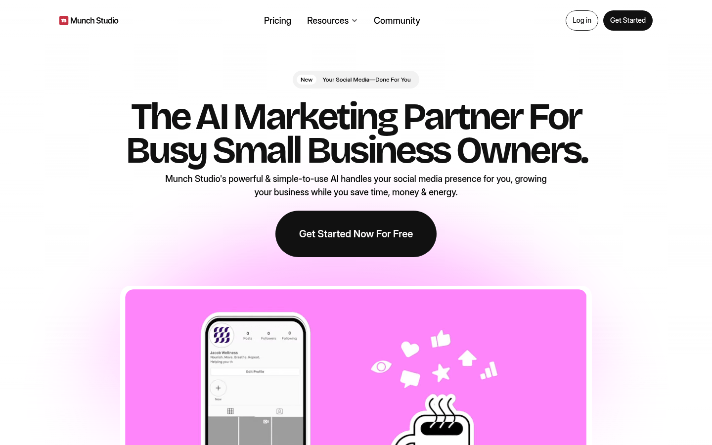 Munch Studio：AI驱动的社交媒体助手