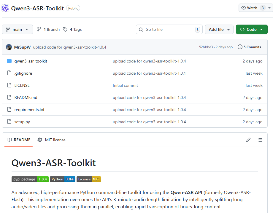 Alibaba Tongyi Unveils Qwen3-ASR-Toolkit for Advanced Transcription