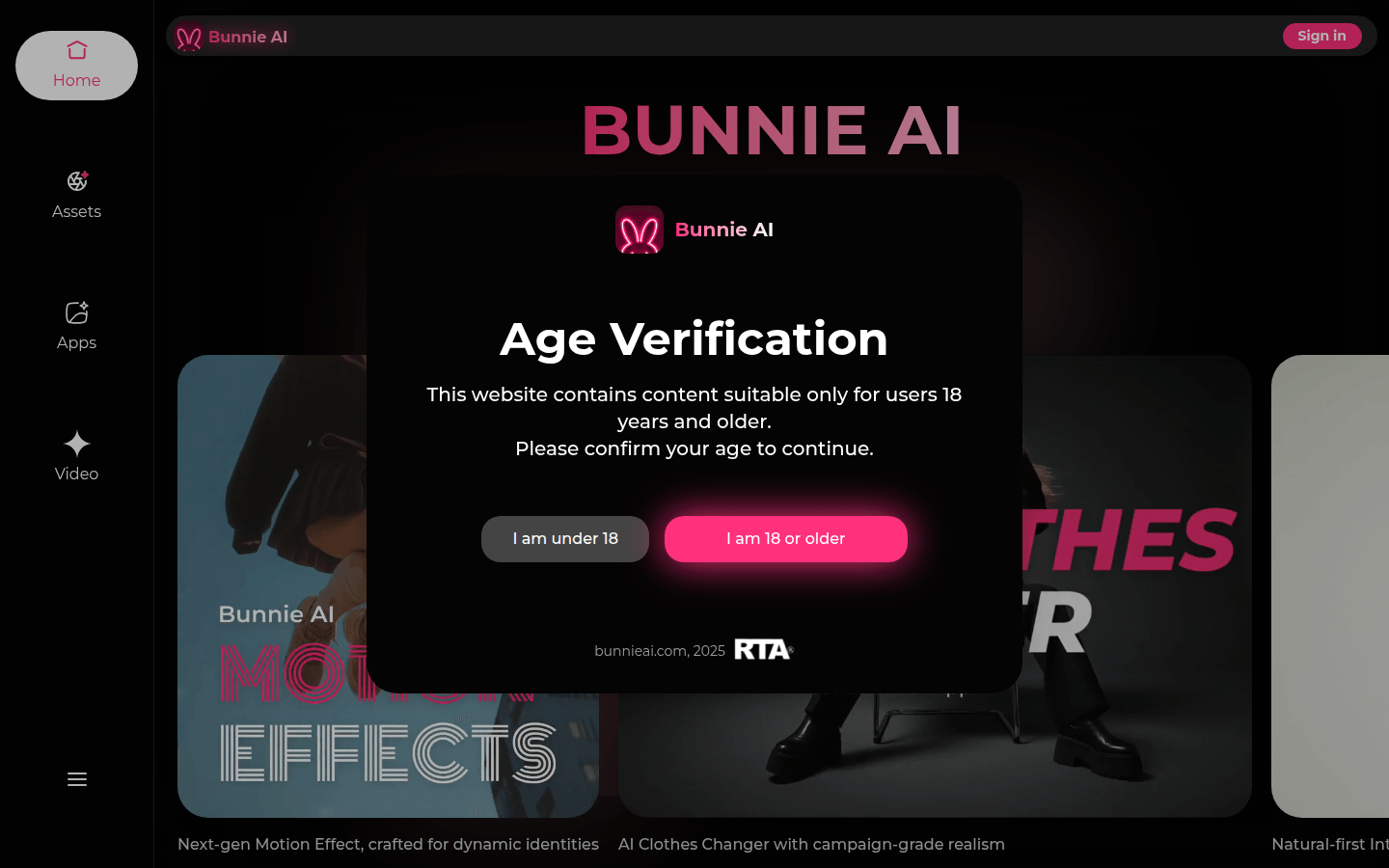 Bunnie AI - Revolutionary AI Video Generator