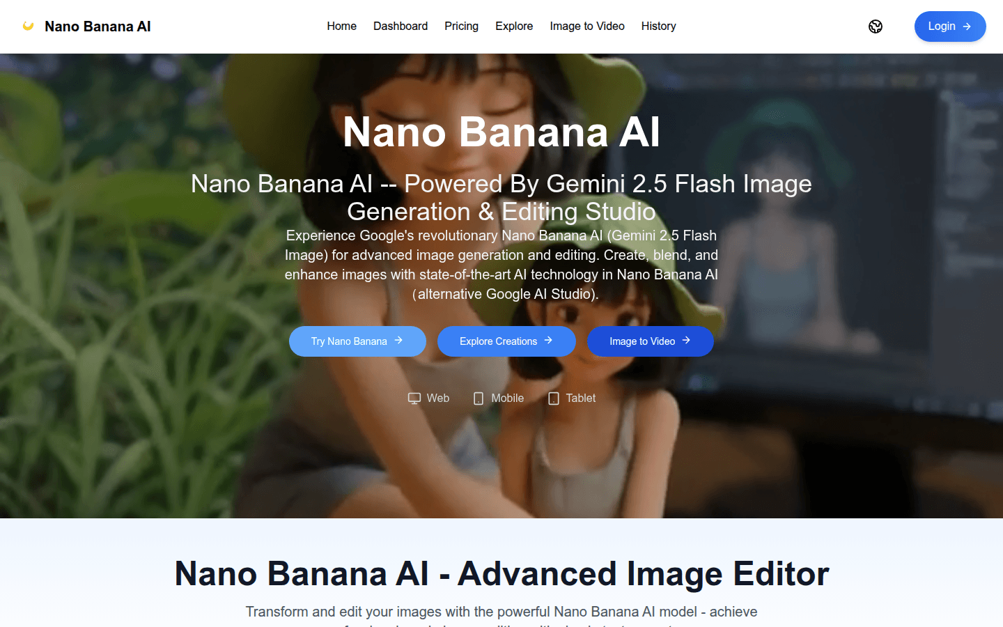 Nano Banana AI Online - Advanced Image Generation & Editing
