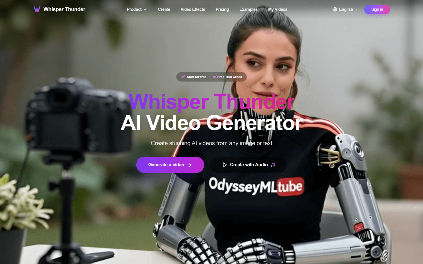 Whisper Thunder：瞬间将想法转化为视频