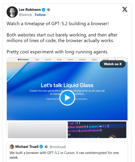 GPT-5.2在马拉松式编程挑战中超越Claude Opus