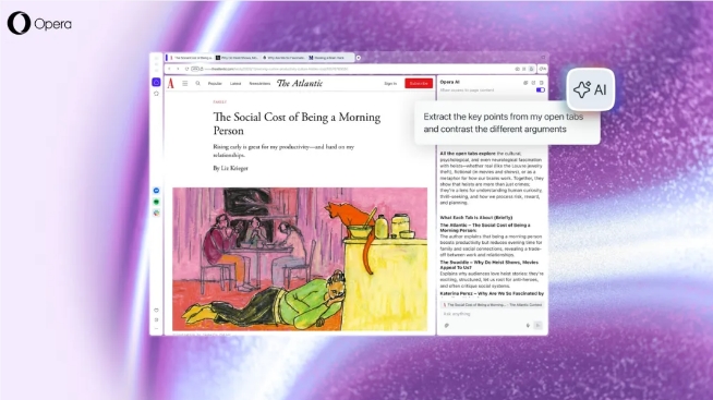 Opera Browser Gets Smarter: Meet Your New AI Sidekick