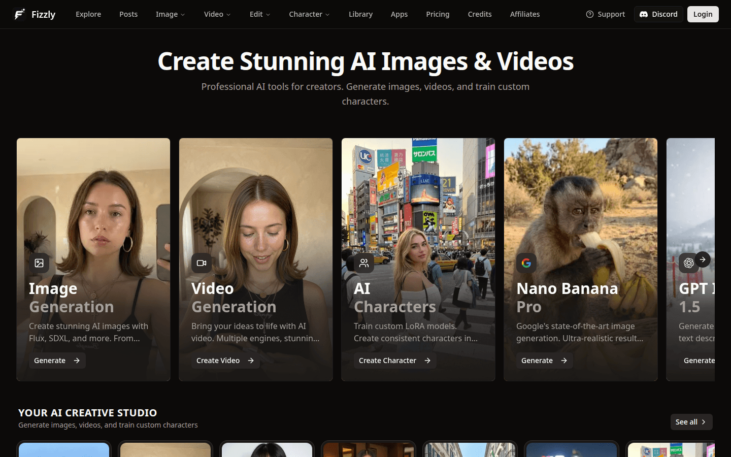 Fizzly AI: Your Creative Sidekick for Stunning Visuals