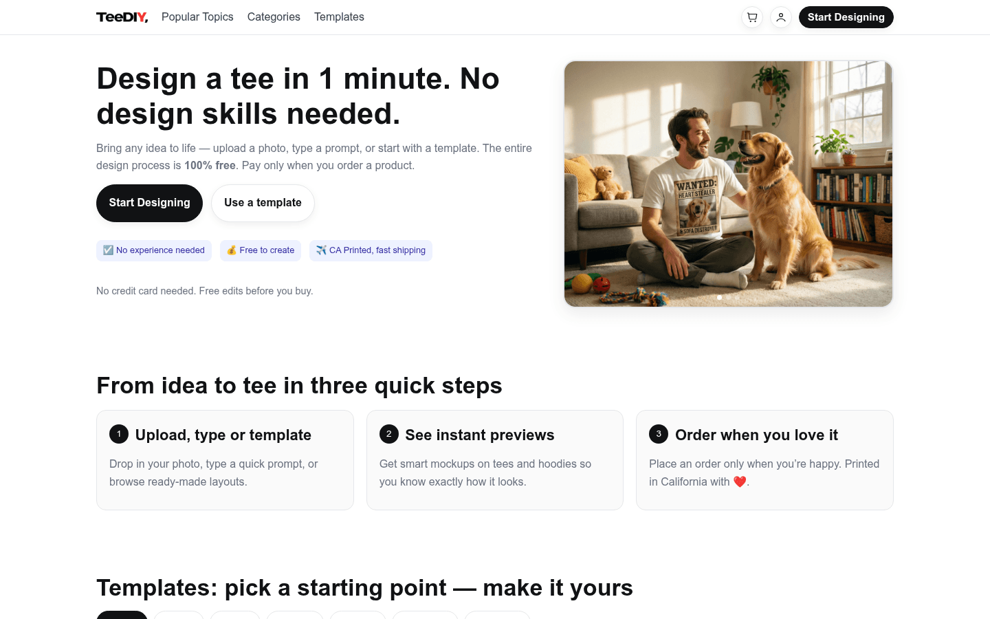 Design Your Dream Tees with Ease