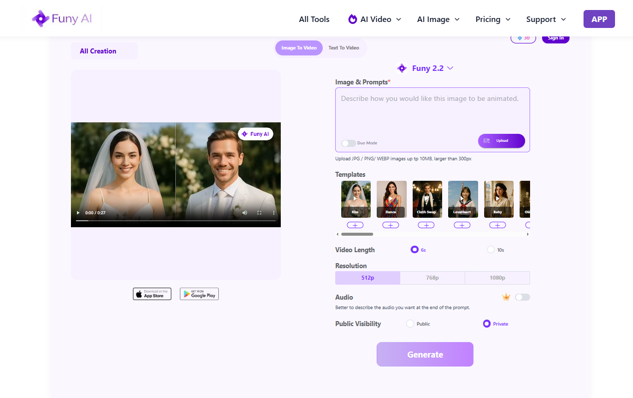 Funy AI: Bring Your Photos to Life with AI Magic