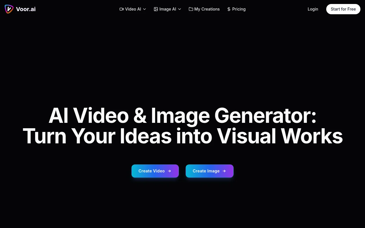 Voor AI: Your Creative Partner for Stunning Images and Videos