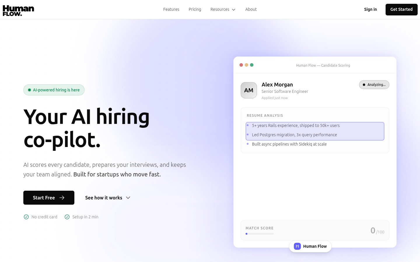 HumanFlow: Your AI-Powered Hiring Sidekick