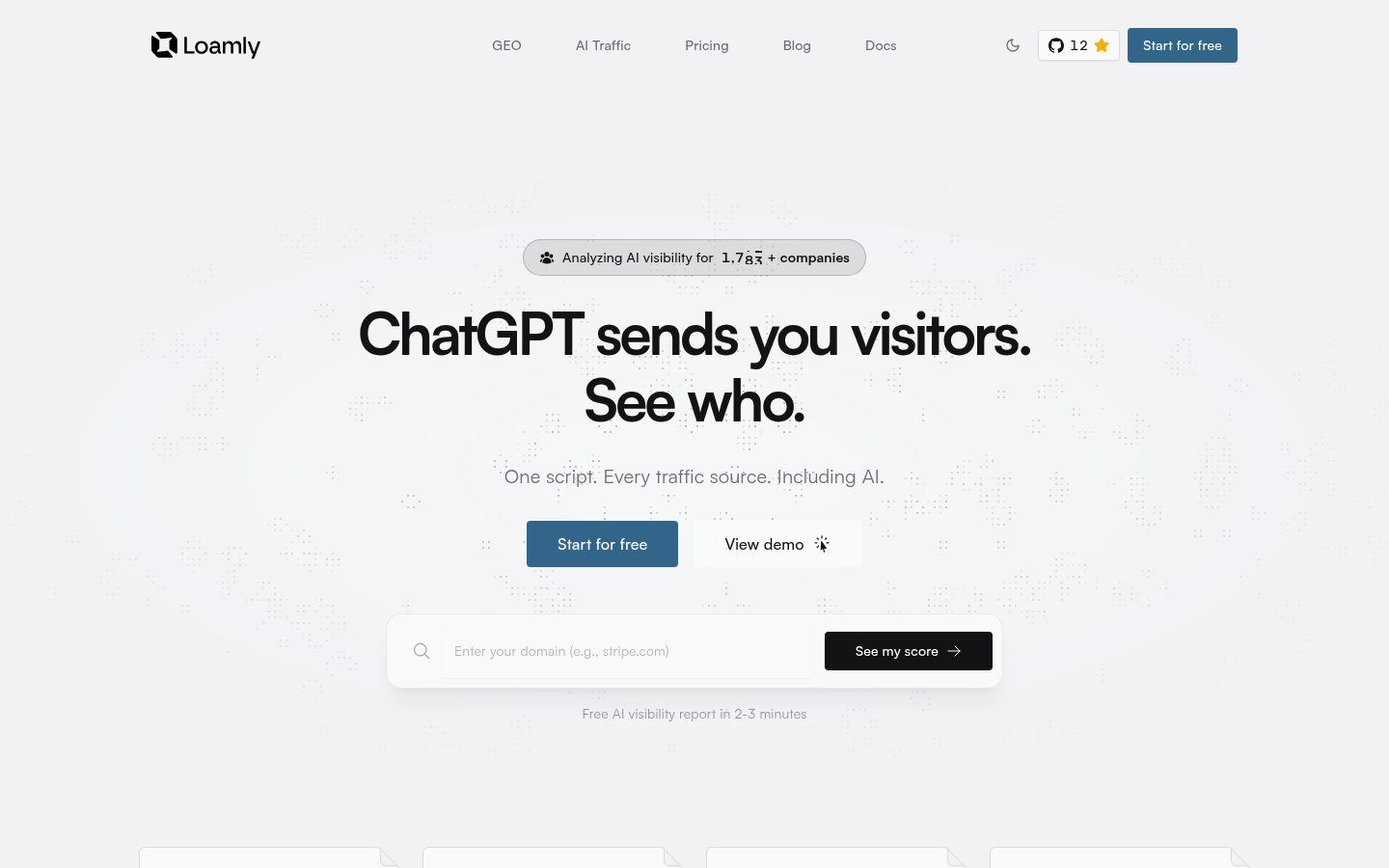 Loamly: The Open-Source AI Traffic Analyst for Modern Businesses