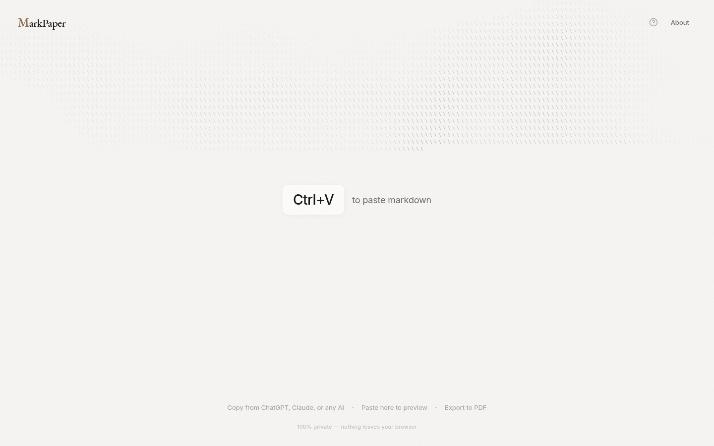 MarkPaper: Your Go-To Markdown to PDF Converter