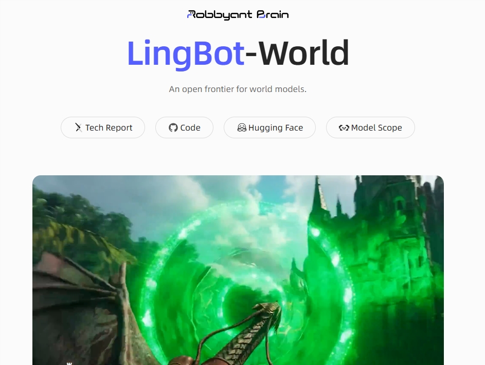 Ant LingBot全新世界模型为AI训练注入生命