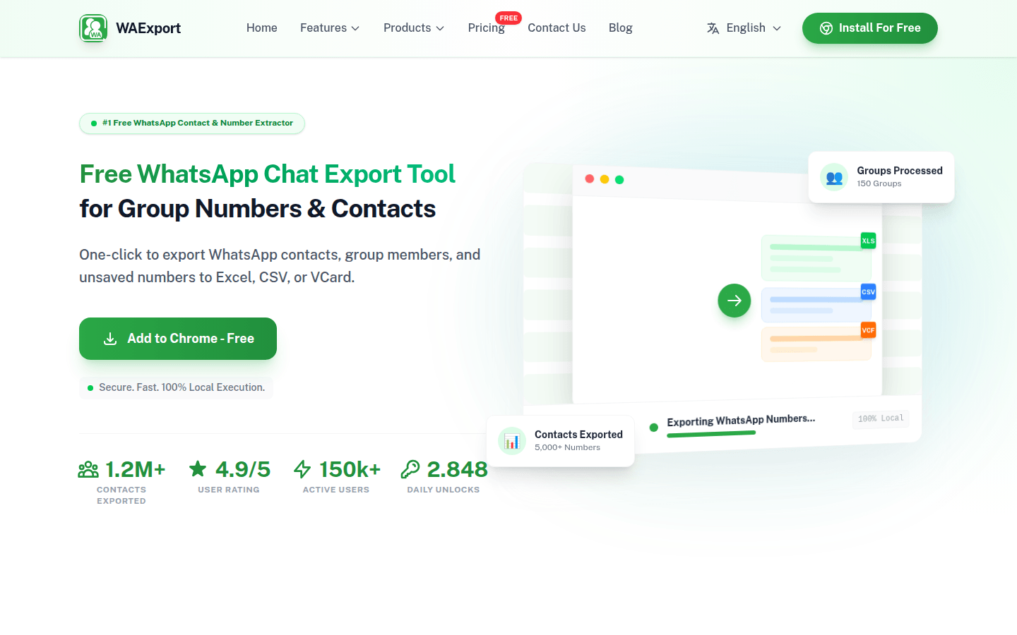 轻松提取WhatsApp联系人——WAExport