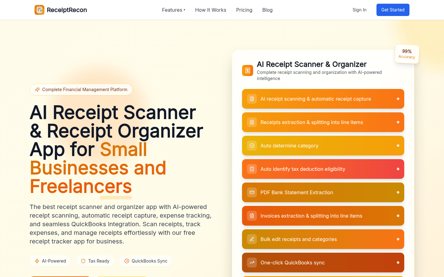 ReceiptRecon: Your AI-Powered Receipt Scanning Sidekick