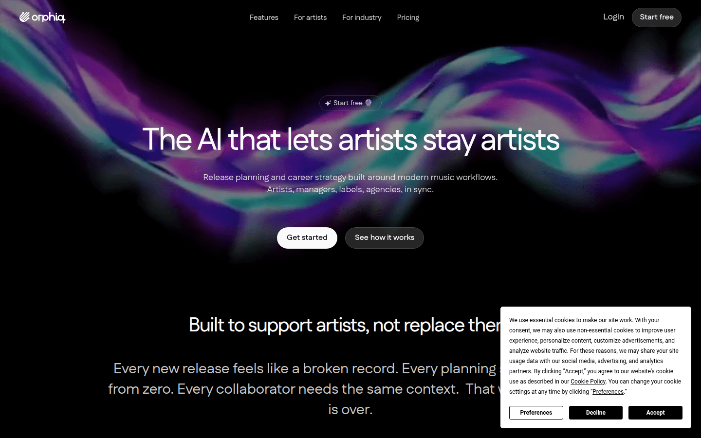 Orphiq: Your AI-Powered Music Release Wingman