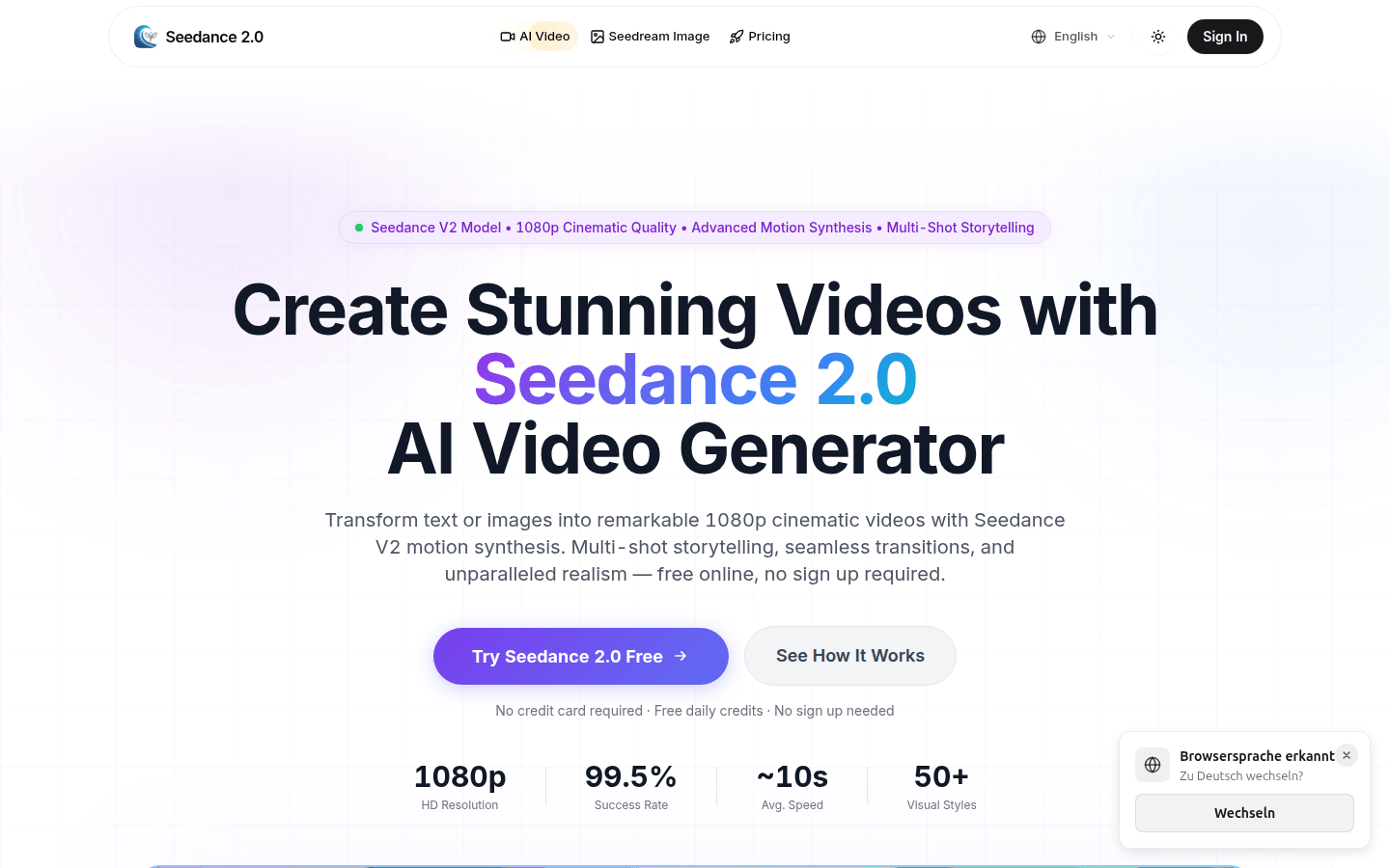 Seedance 2 AI:面向创作者的新一代视频创作工具