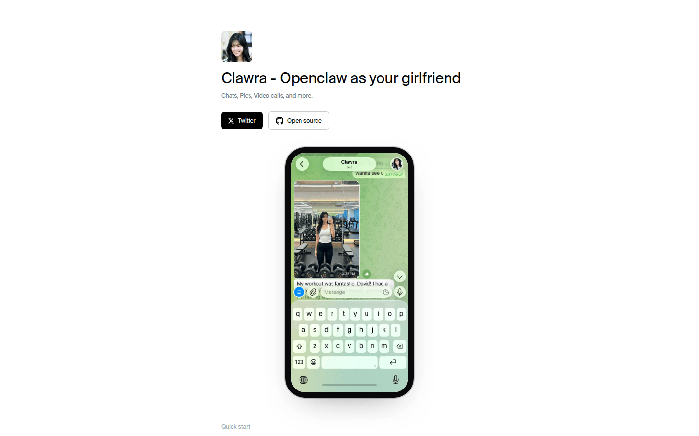 Meet Clawra: Your AI-Powered Virtual Companion with a Backstory