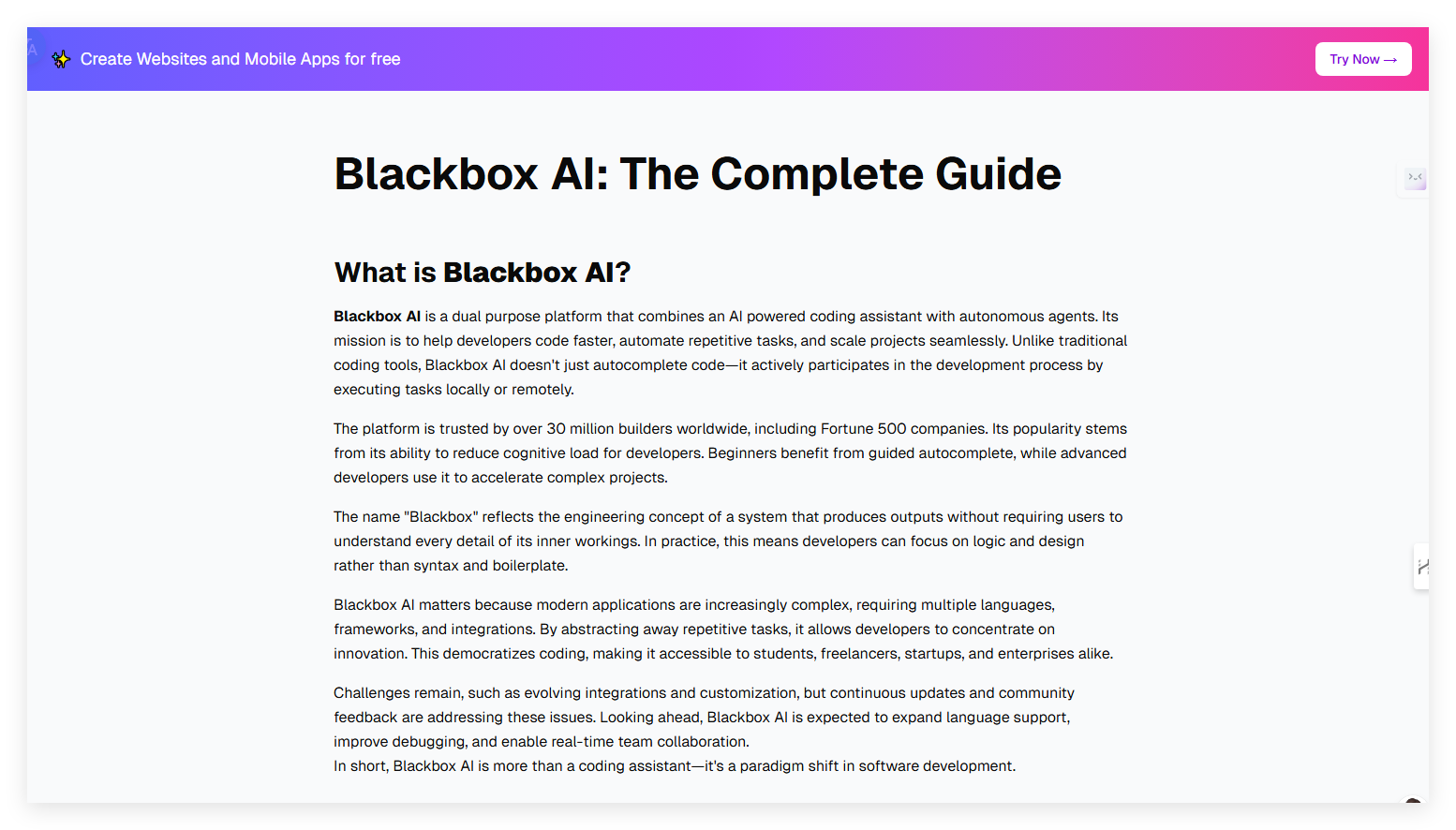 Blackbox AI: Your Coding Sidekick That Speeds Up Development