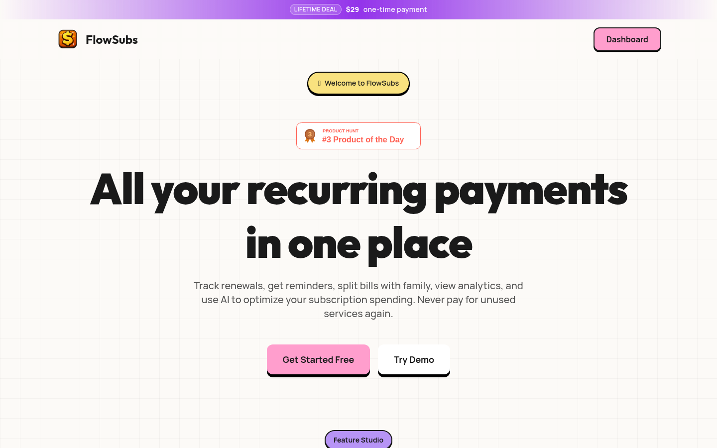 FlowSubs: Your Smart Subscription Sidekick