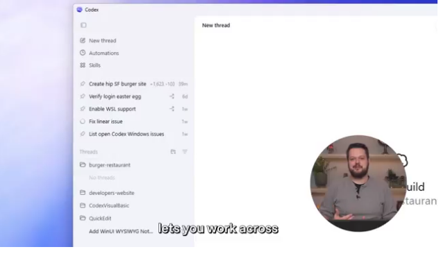 OpenAI将Codex AI助手引入Windows平台，吸引160万开发者