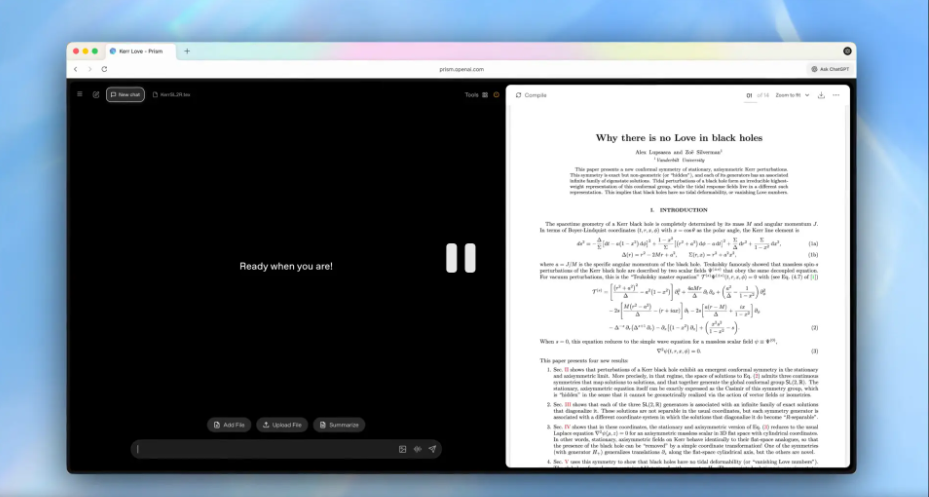 OpenAI's Prism Upgrade Revolutionizes Research Workflows