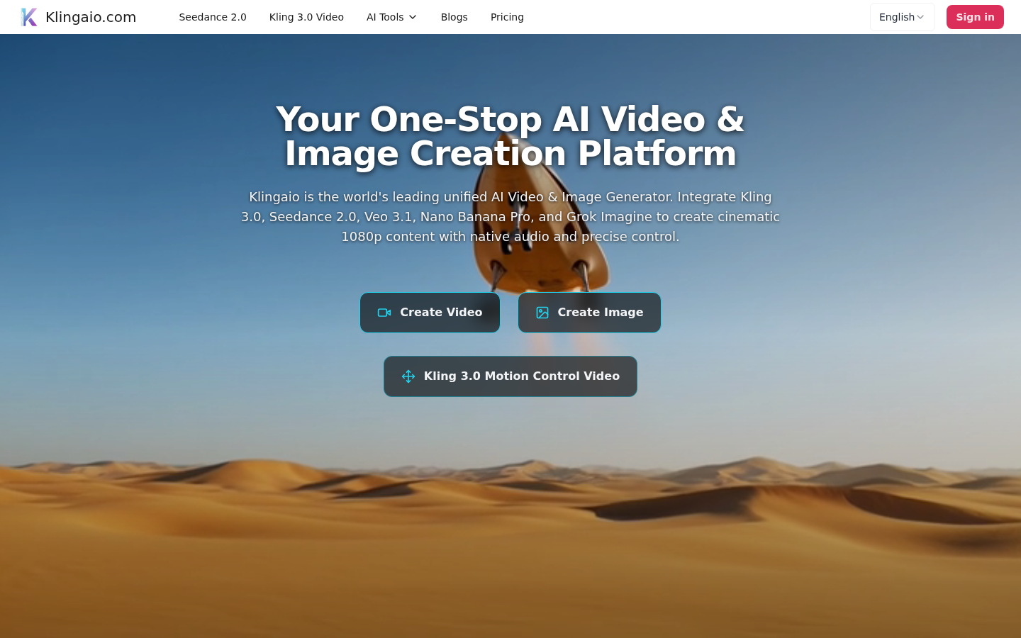 Klingaio: Your AI-Powered Video and Image Creation Studio
