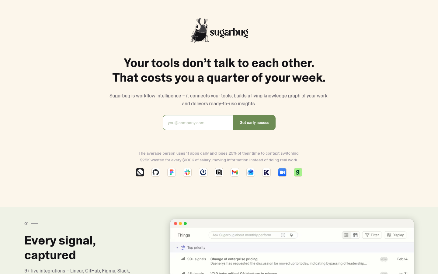 Sugarbug: Your Smart Workflow Sidekick