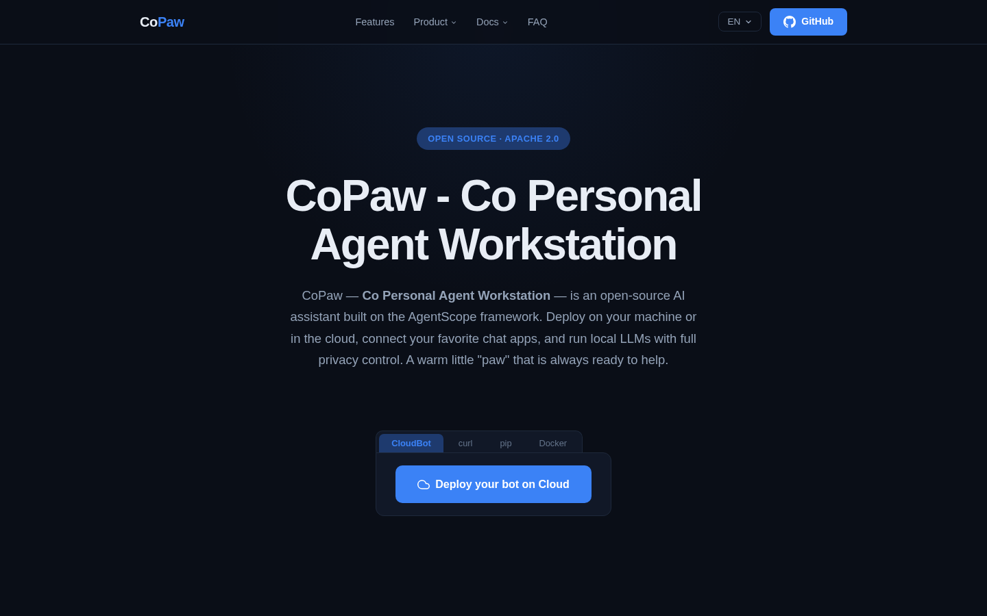 CoPaw: Your Privacy-First AI Assistant for Work and Creativity