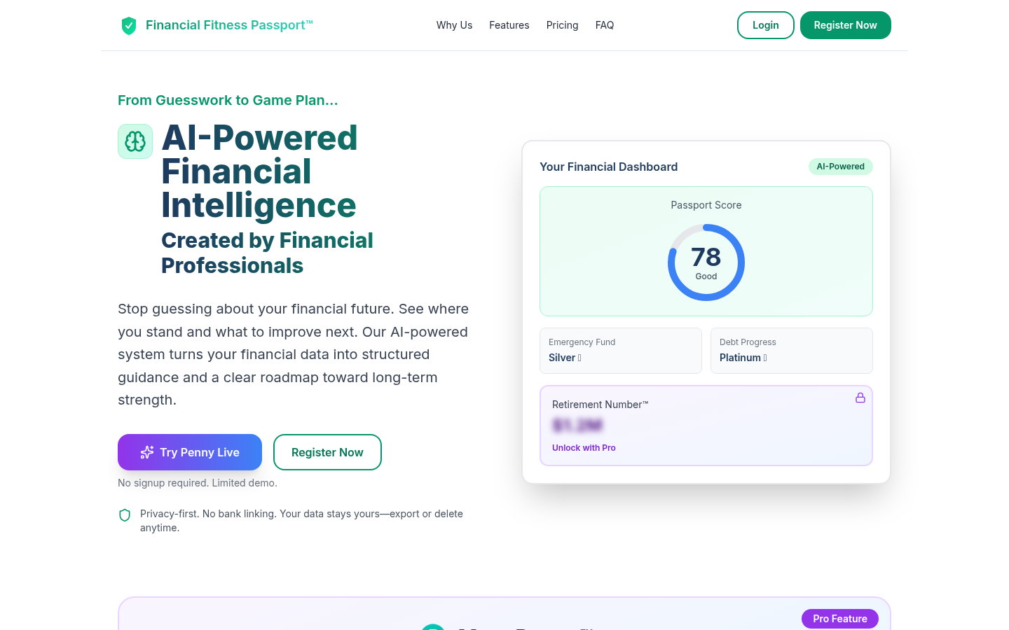 Financial Fitness Passport: Your AI-Powered Money Coach