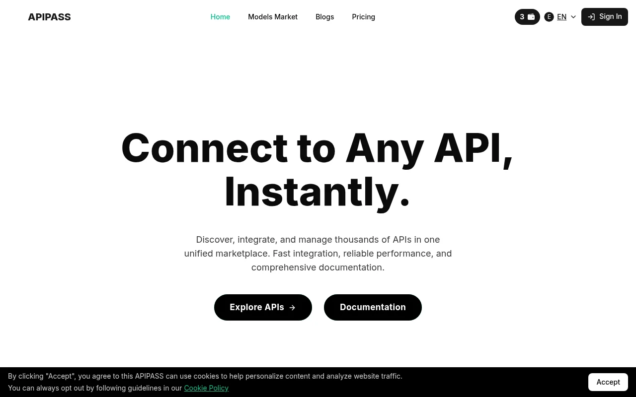 APIPASS:通往强大AI API的网关