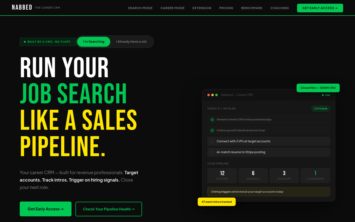 Nabbed: Your Sales Skills Supercharged for Career Growth
