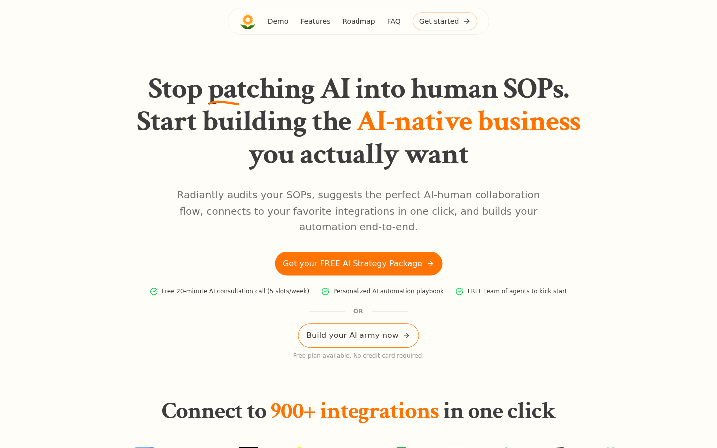 Radiantly：您的AI工作伙伴，助力更智能的业务自动化