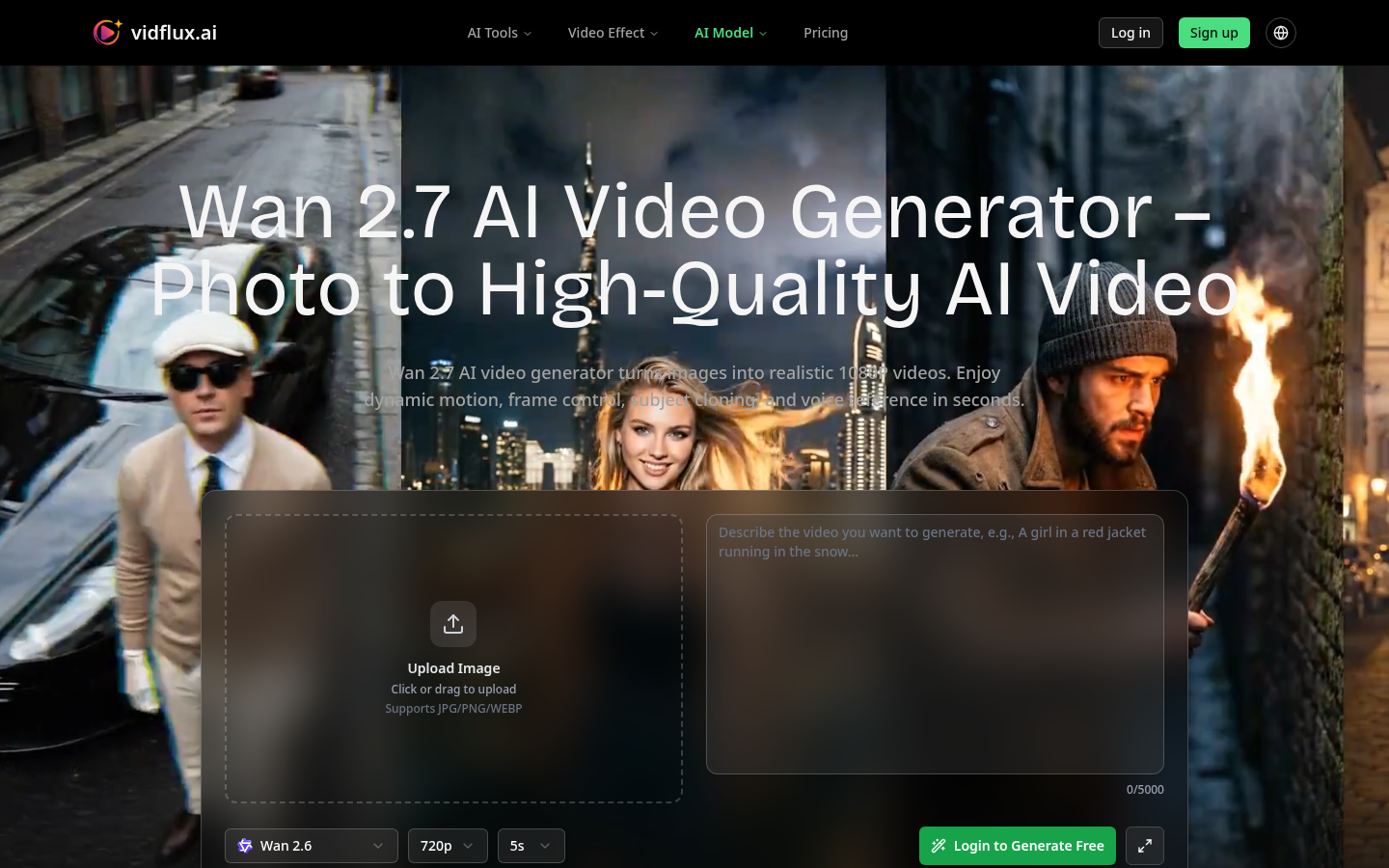 Wan 2.7 AI Video Generator: Bring Your Photos to Life