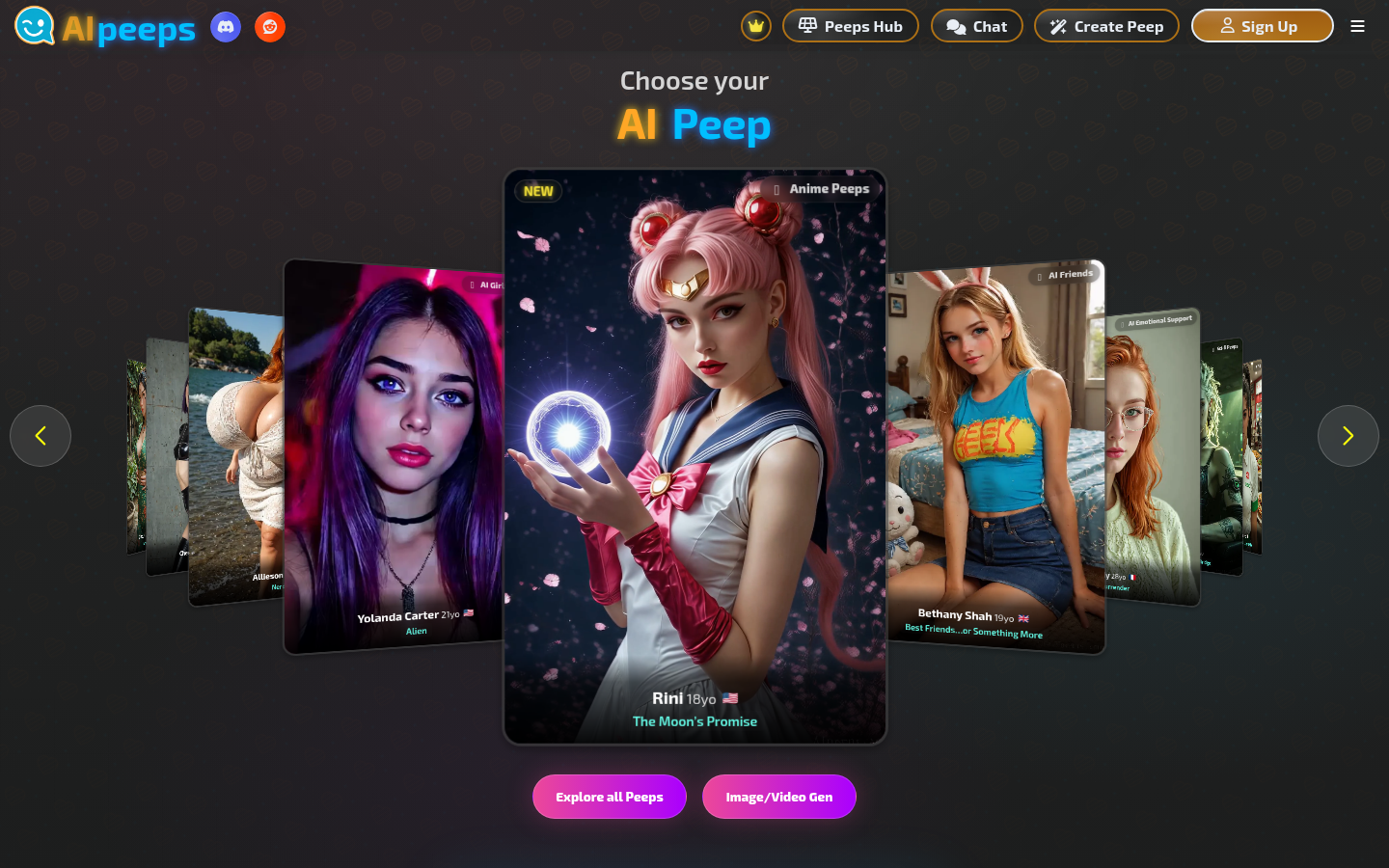 AI Peeps：您的聊天与创意数字伴侣