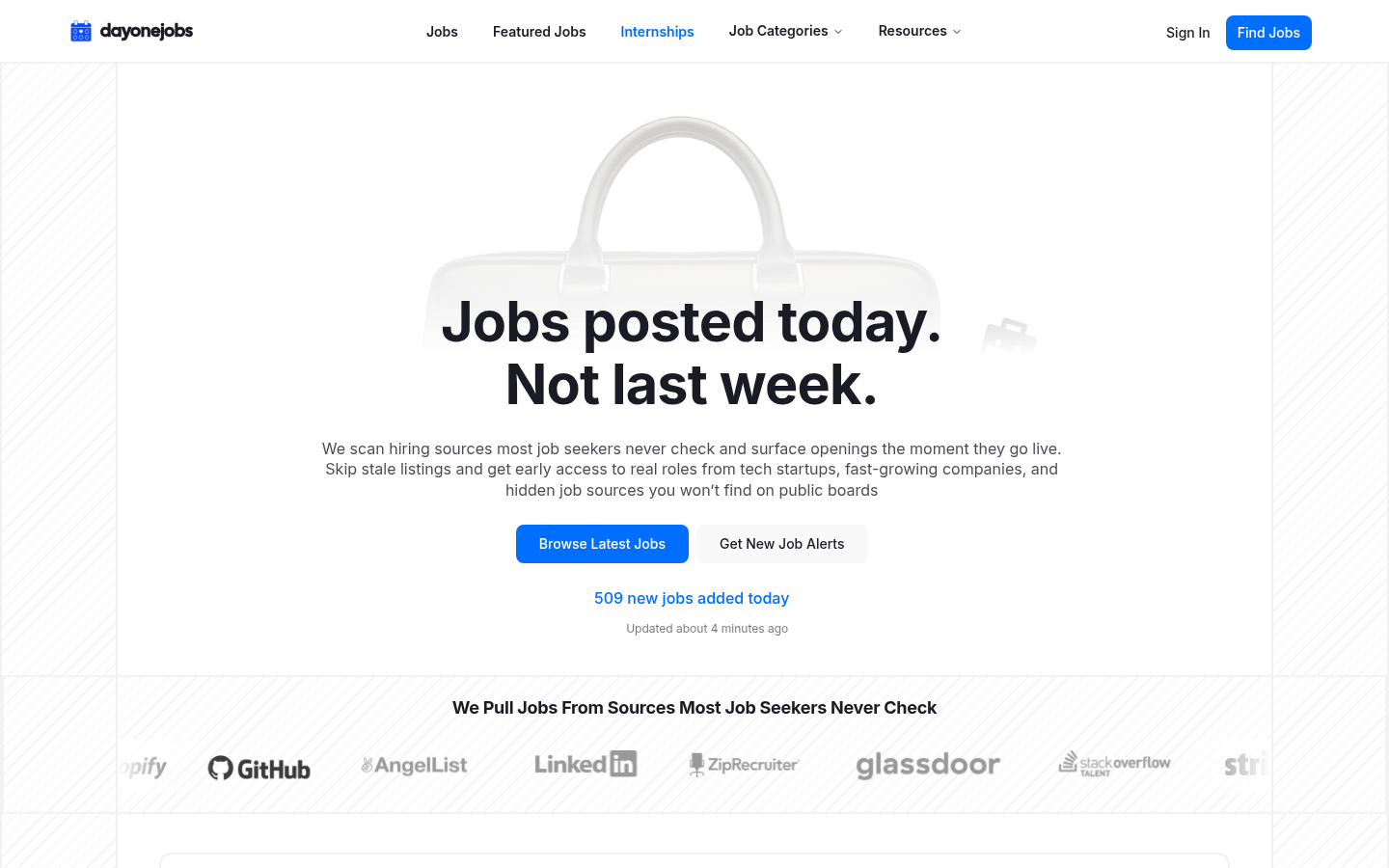 DayOneJobs：您的实时求职伙伴