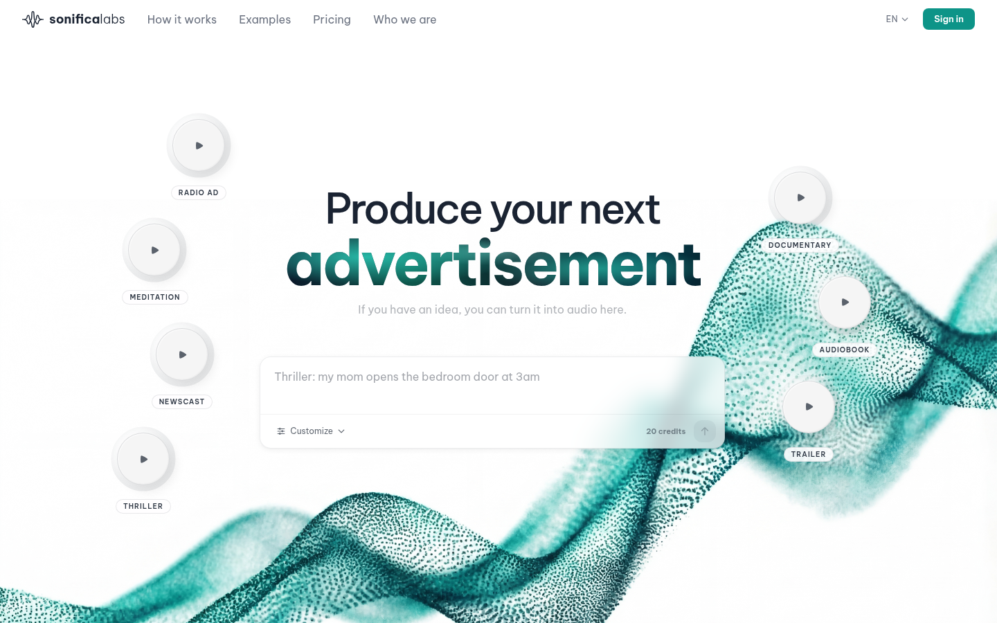 SonificaLabs: Your AI-Powered Audio Creation Sidekick