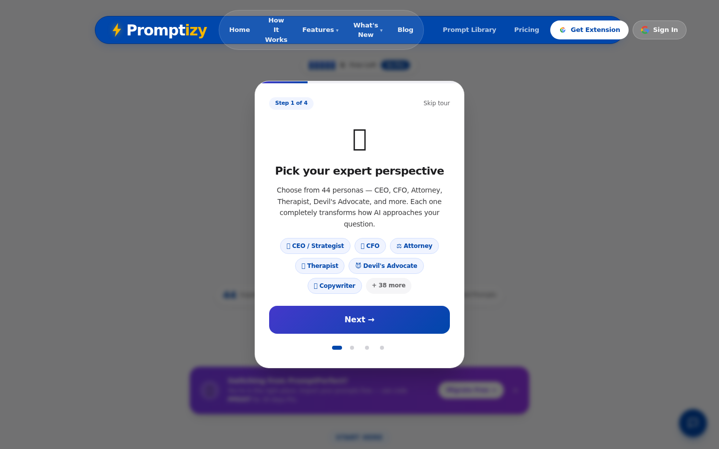Promptizy: Your AI Prompt Power-Up for Smarter Results