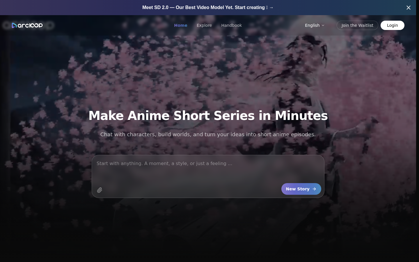 Arcloop AI: Your Creative Sidekick for Anime Magic