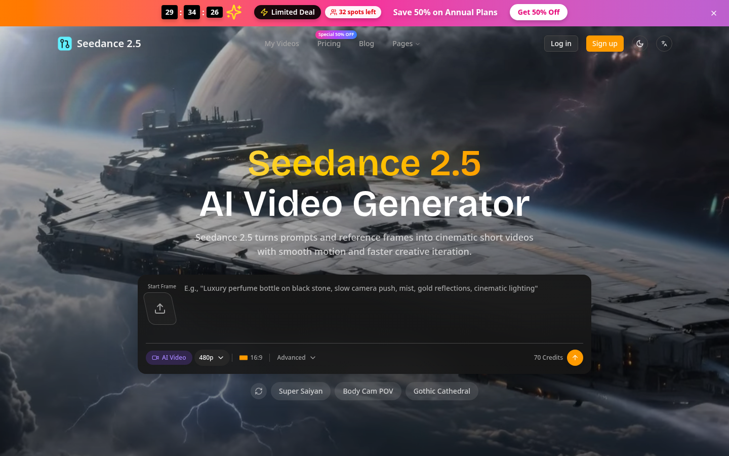 Seedance 2.5:用AI魔法将创意转化为惊艳视频