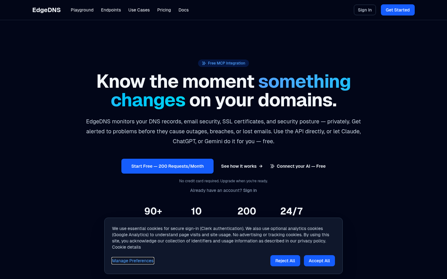 EdgeDNS: Your Domain's Guardian Angel