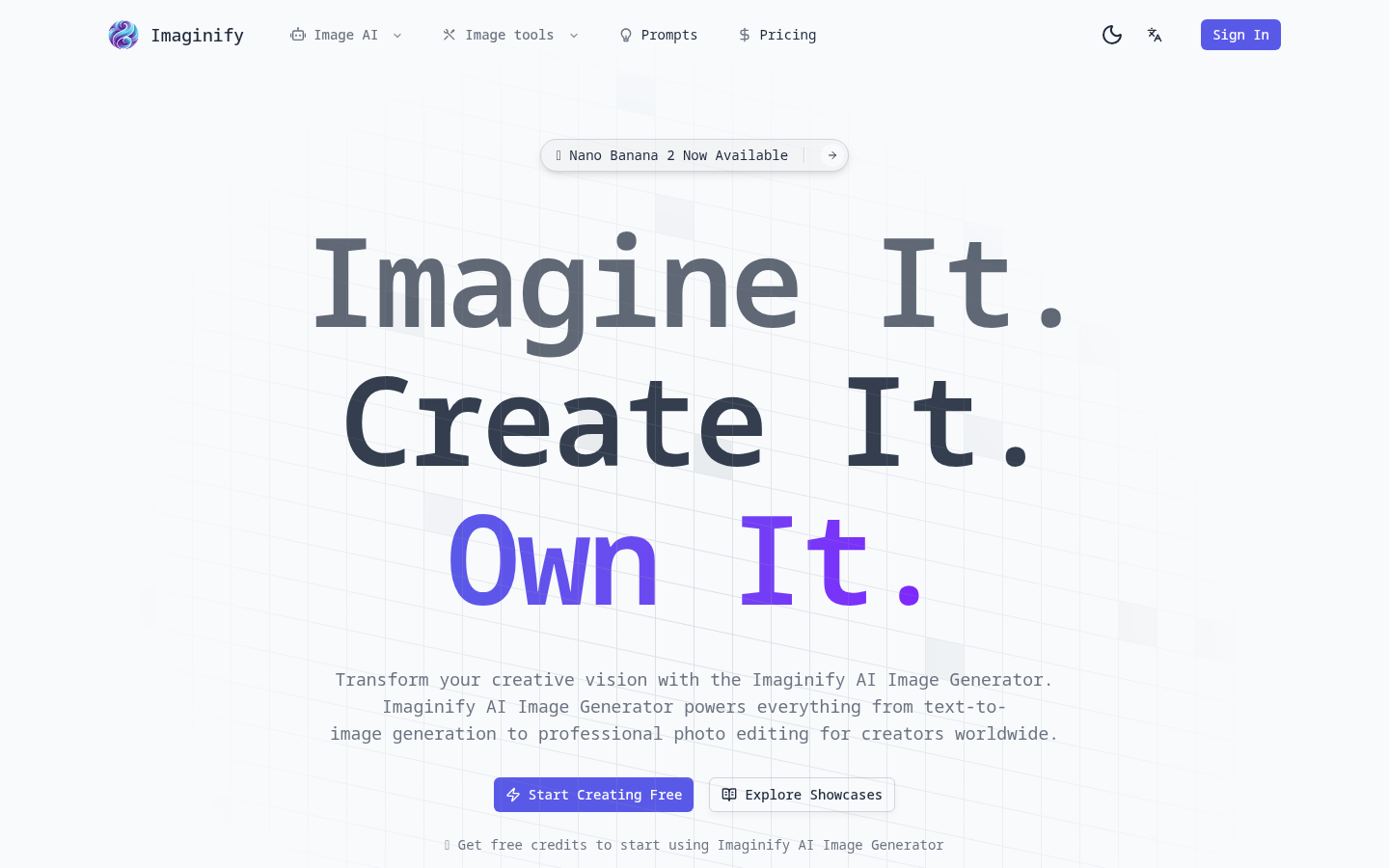 Imaginify:您的AI驱动创意工作室,打造惊艳视觉作品