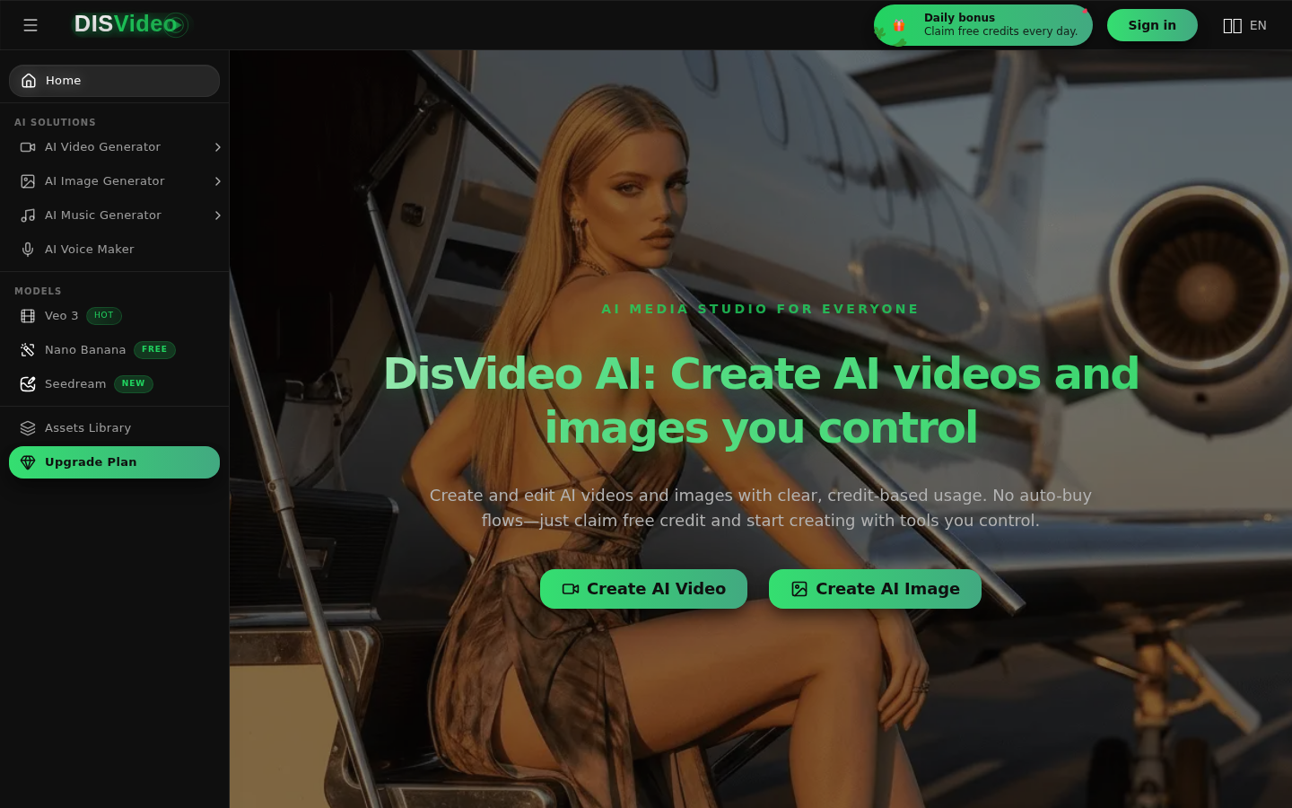 DisVideo AI: Your Creative Sidekick for Effortless Video & Image Magic